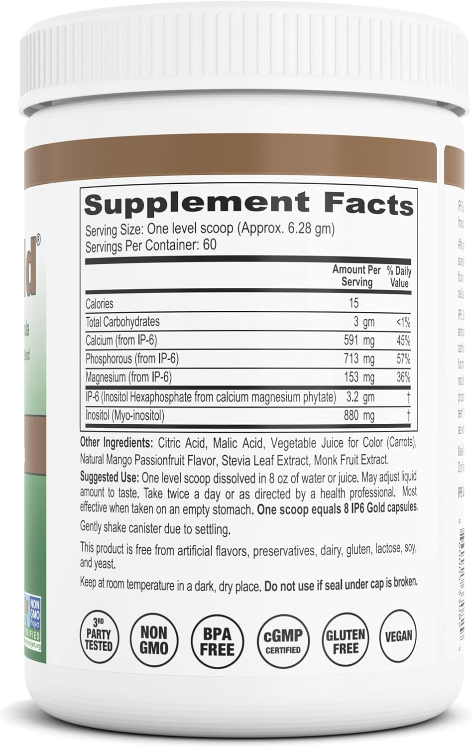 Ip-6 Gold Powder Mango Passionfruit Flavor, 60 Servings