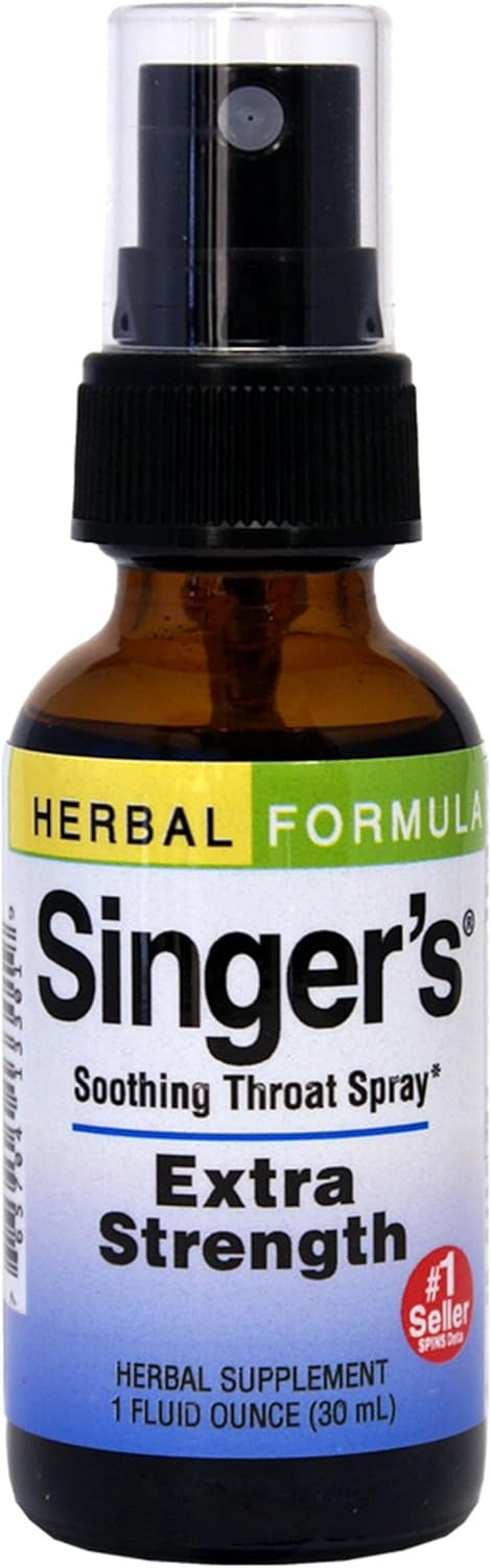 Herbs Etc. Singer'S Saving Grace Honey Lemon  Herbal Remedy For Throat Comfort  Soothing, Hydrating Support With Licorice  Alcohol-Based  1 Fl Oz (75 Servings)