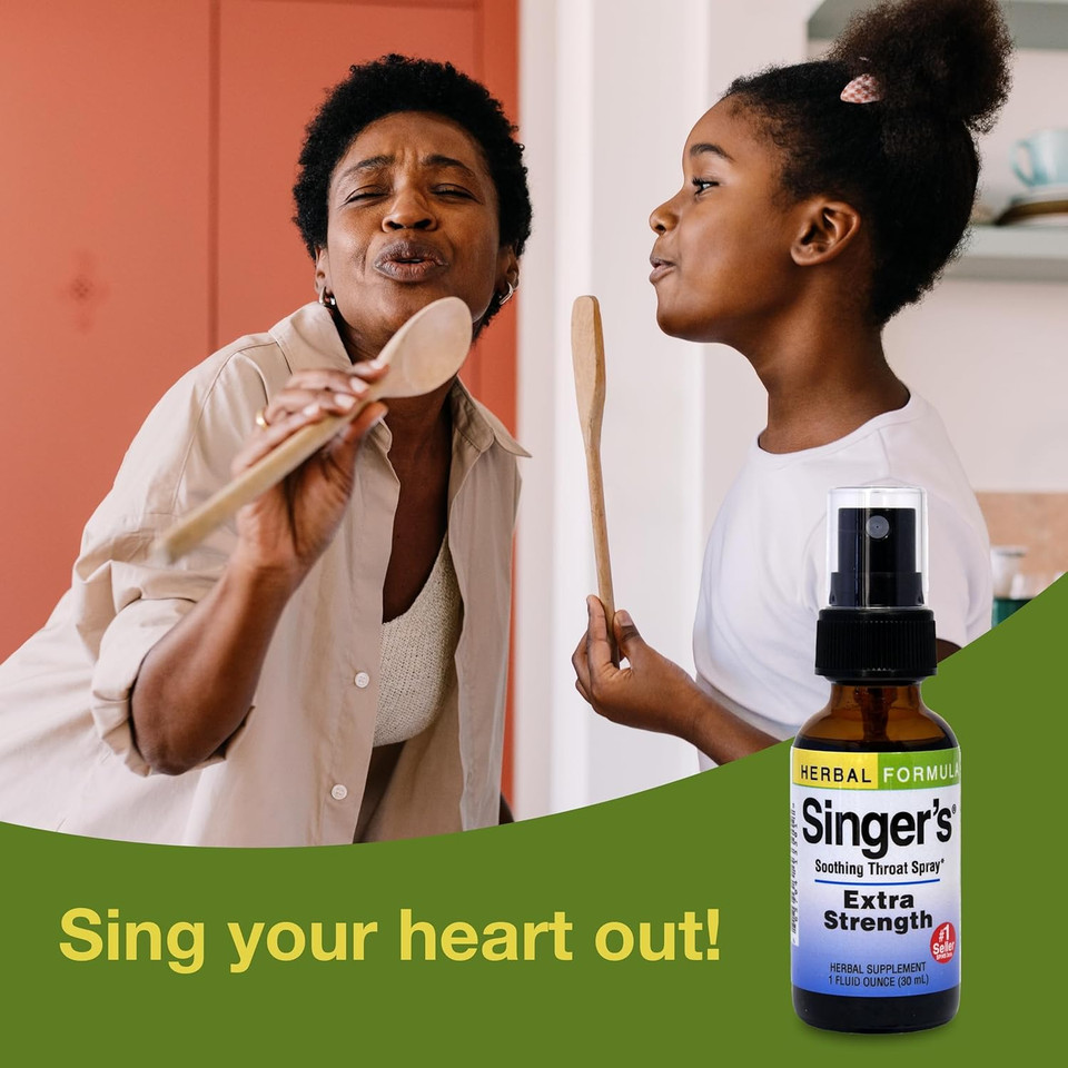 Herbs Etc. Singer'S Saving Grace Honey Lemon  Herbal Remedy For Throat Comfort  Soothing, Hydrating Support With Licorice  Alcohol-Based  1 Fl Oz (75 Servings)