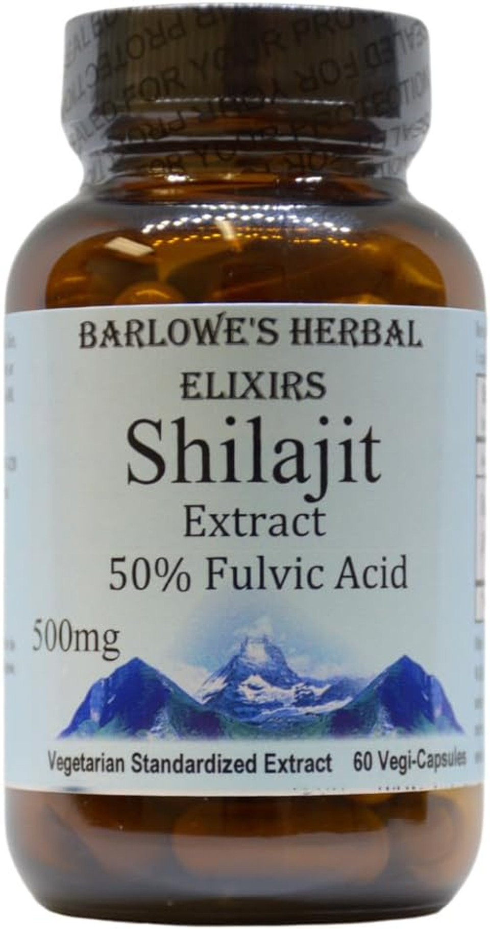 Barlowe'S Herbal Elixirs Shilajit Extract | 500Mg Per Capsule | 50% Fulvic Acid | Mineral-Rich Himalayan Supplement For Vitality & Wellness | 60 Vegan Capsules | Non-Gmo, Gluten-Free, Glass Bottled Barlowe'S Herbal Elixirs Shilajit Extract | 500Mg Per Capsule | 50% Fulvic Acid | Mineral-Rich Himalayan Supplement For Vitality & Wellness | 60 Vegan Capsules | Non-Gmo, Gluten-Free, Glass Bottled