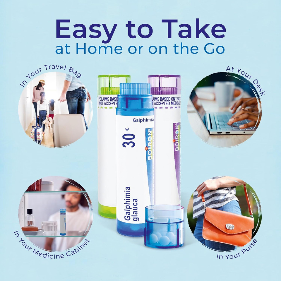 Boiron Galphimia Glauca 30C Homeopathic Medicine For Hay Fever - 80 Pellets