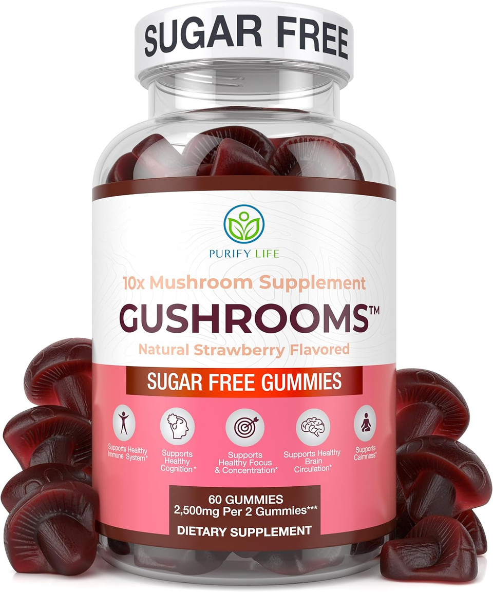 Sugar-Free Ashwagandha Gummies For Stress, Sleep & Mood Support - High-Potency 30:1 Ashwagandha Supplement Extract - Vegan Adaptogen Supplement For Women & Men, Natural Flavor, Plant-Based, 90 Gummies