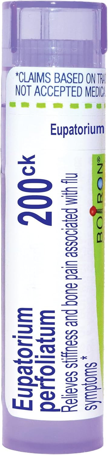 Boiron Eupatorium Perfoliatum 6C Homeopathic Medicine For Stiffness & Bone Pain - 80 Pellets