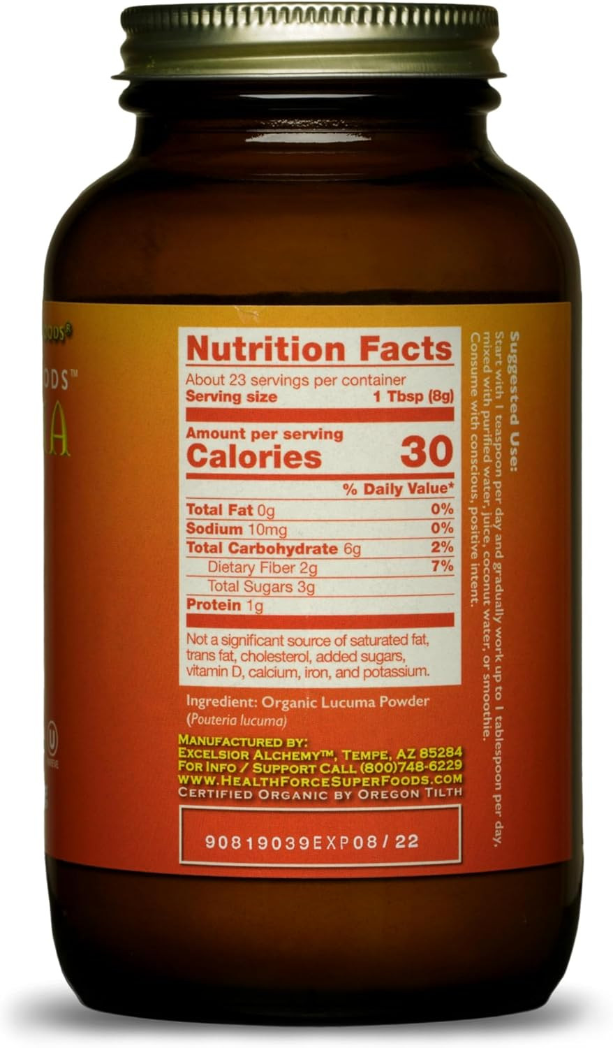 Healthforce Superfoods Integrity Foods Lucuma 180 G Powder