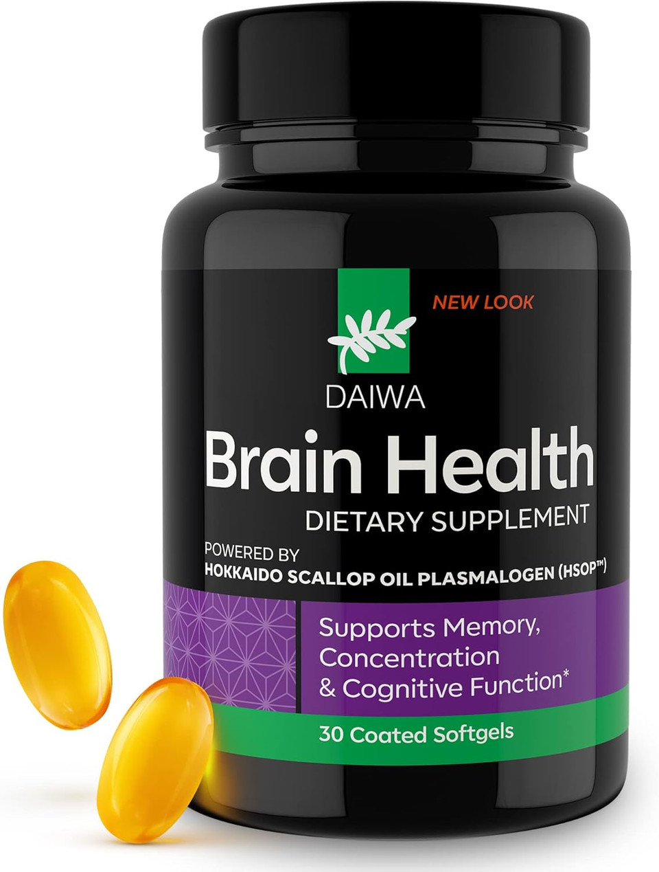 Daiwa Brain Supplement For Adults With Hokkaido Scallop Oil Plasmalogen (Hsop) - 30 Capsules Daiwa Brain Supplement For Adults With Hokkaido Scallop Oil Plasmalogen (Hsop) - 30 Capsules