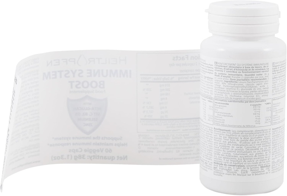 Immune System Boost | 60 Veggie Capsules | Dietary Supplement