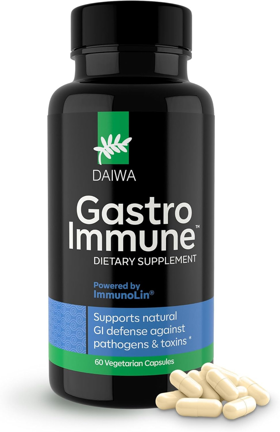 Daiwa Gastroimmune - Gut Health And Immunity Supplement - Non-Gmo, Protein-Based Formula For Digestive Wellness  60 Capsules Daiwa Gastroimmune - Gut Health And Immunity Supplement - Non-Gmo, Protein-Based Formula For Digestive Wellness  60 Capsules