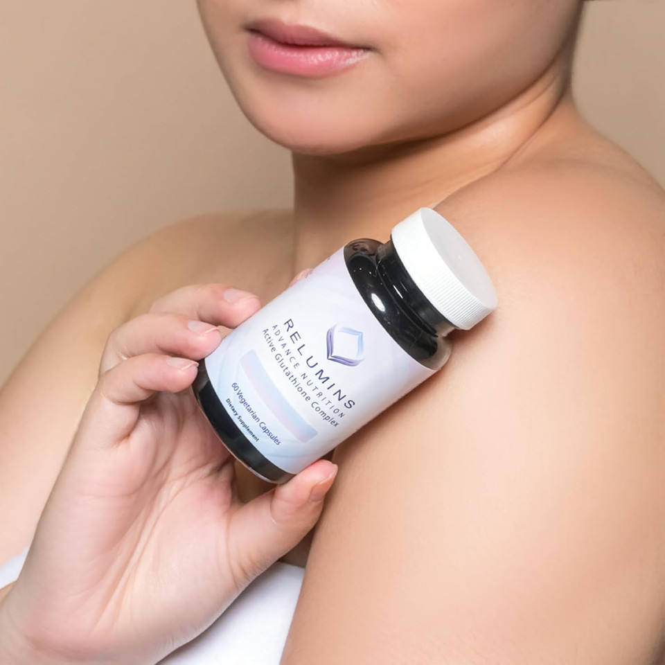 Relumins Advance White Active Glutathione Complex -Oral Lightening Formula Capsules With 6X Boosters- Brightens, Repairs & Rejuvenates Skin 60 Capsules