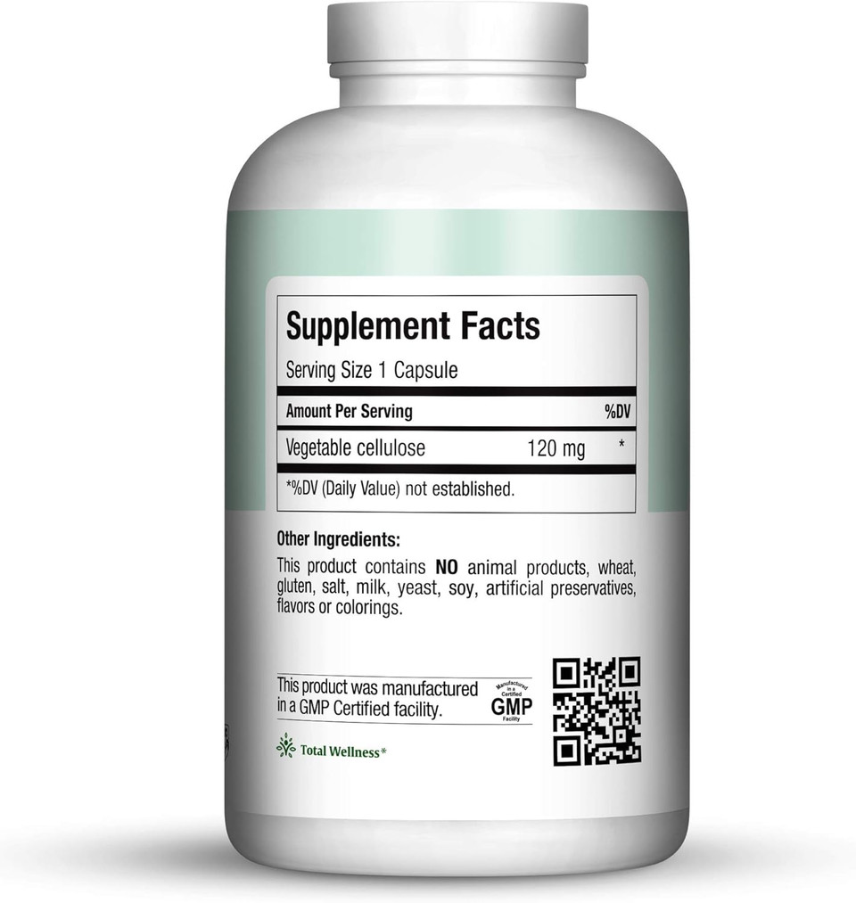 Maxi Health Empty 00 Capsules, 500 Count, Vegetarian - Kosher