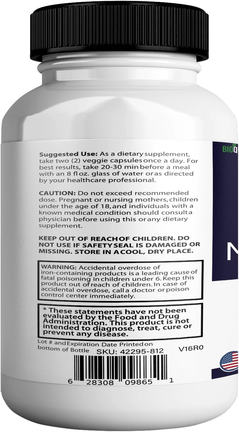 Memomax Force Extra Strength Brain Supplement, 60 Capsules, Memory Focus Support With Vitamins And Minerals (2)