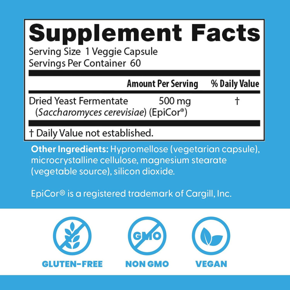 Doctors Best Immune Support Postbiotic, Supports Immune Function, Non-Gmo, Gluten Free, Vegan 60 Veggie Caps