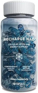 Isagenix Recharge Nad - Cellular Detox, Comprehensive Healthy Aging, And Energy Support - 1 Bottle - 60 Ct Targeted Release Capsules