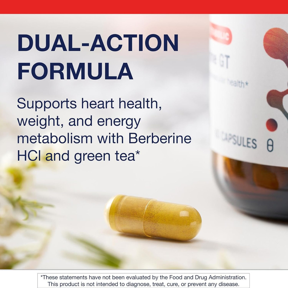 Metagenics Berberine Gt - Supports Cardiovascular Health And Healthy Carbohydrate Metabolism* - 60 Count