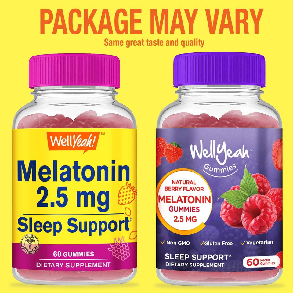 2.5Mg Melatonin Gummies - 60 Count