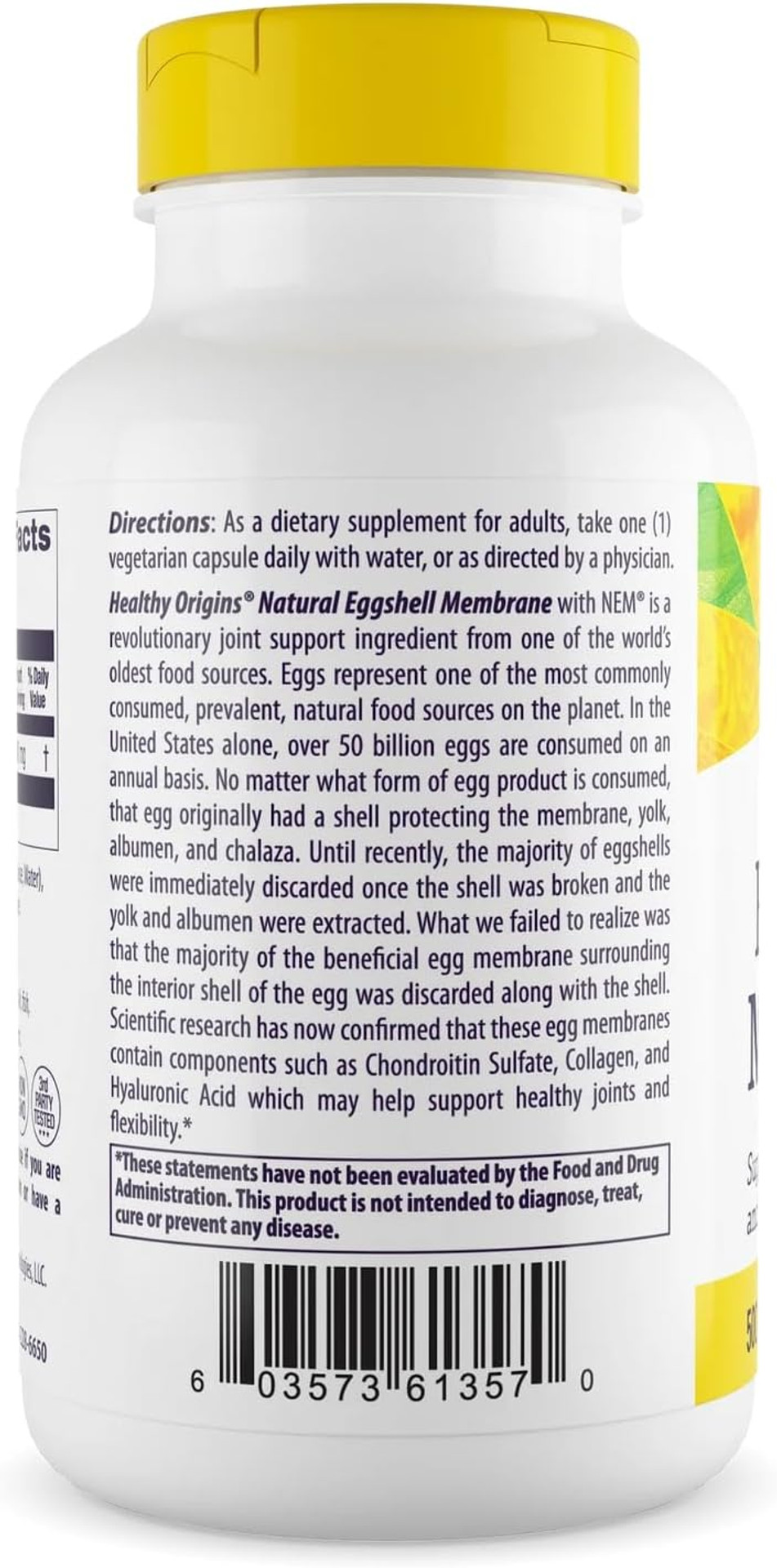 Healthy Origins Eggshell Membrane 500 Mg (Nem, Non-Gmo, Gluten Free, Joint Support), 120 Veggie Caps Healthy Origins Eggshell Membrane 500 Mg (Nem, Non-Gmo, Gluten Free, Joint Support), 120 Veggie Caps