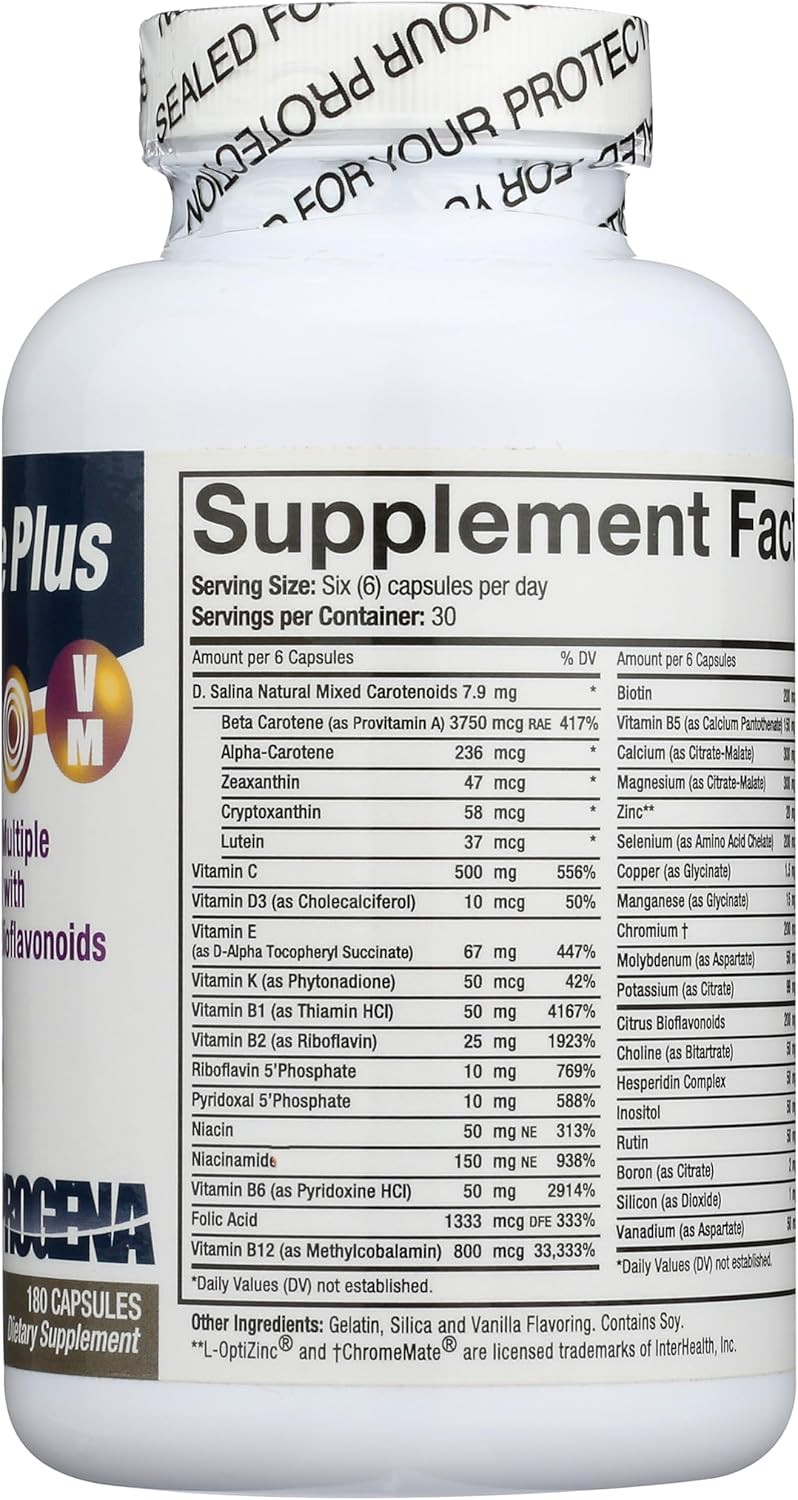 Progena - Provite Plus - Vitamin Complex (180 Capsules)