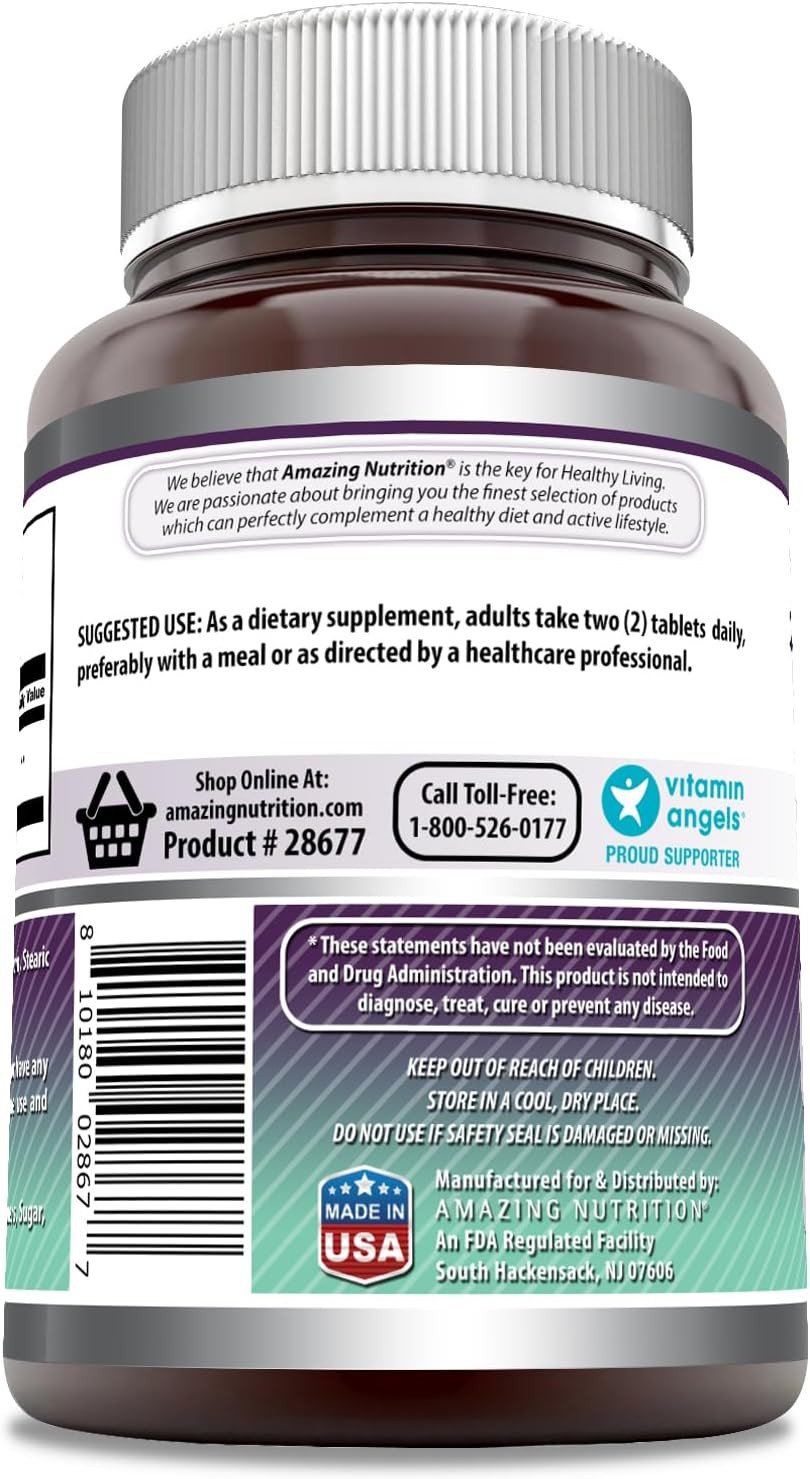 Amazing Formulas Msm (Methylsulfonylmethane) Supplement | 1000 Mg Per Serving | 200 Tablets | Non-Gmo | Gluten Free | Made In Usa