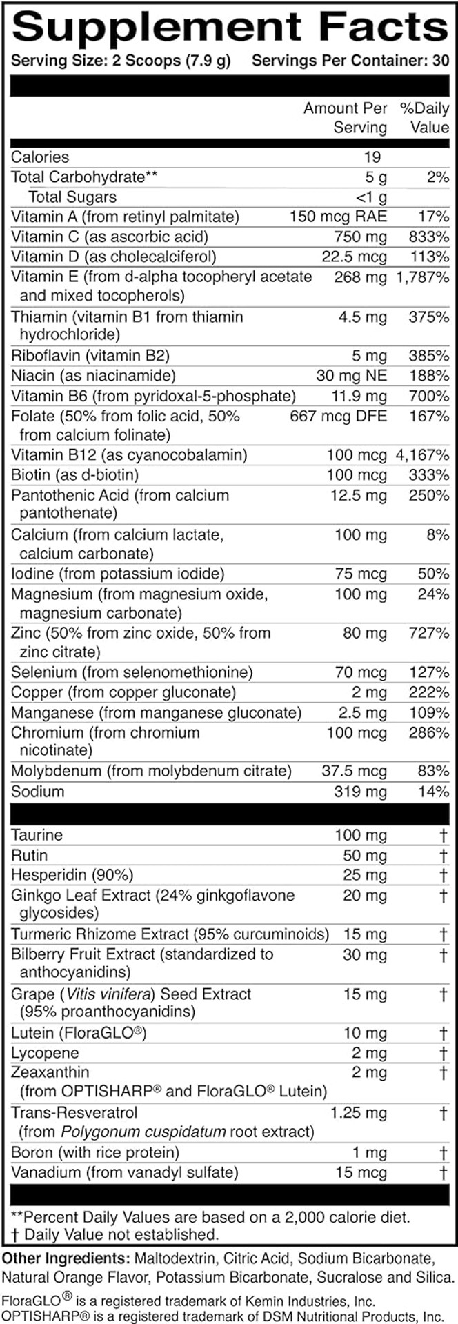 Macularprotect Complete Drink Mix  Areds 2 Eye Health Supplement + Whole Body Multivitamin  30+ Key Nutrients With Lutein & Zeaxanthin  Orange Flavor - 30 Day Supply Macularprotect Complete Drink Mix  Areds 2 Eye Health Supplement + Whole Body Multivitamin  30+ Key Nutrients With Lutein & Zeaxanthin  Orange Flavor - 30 Day Supply