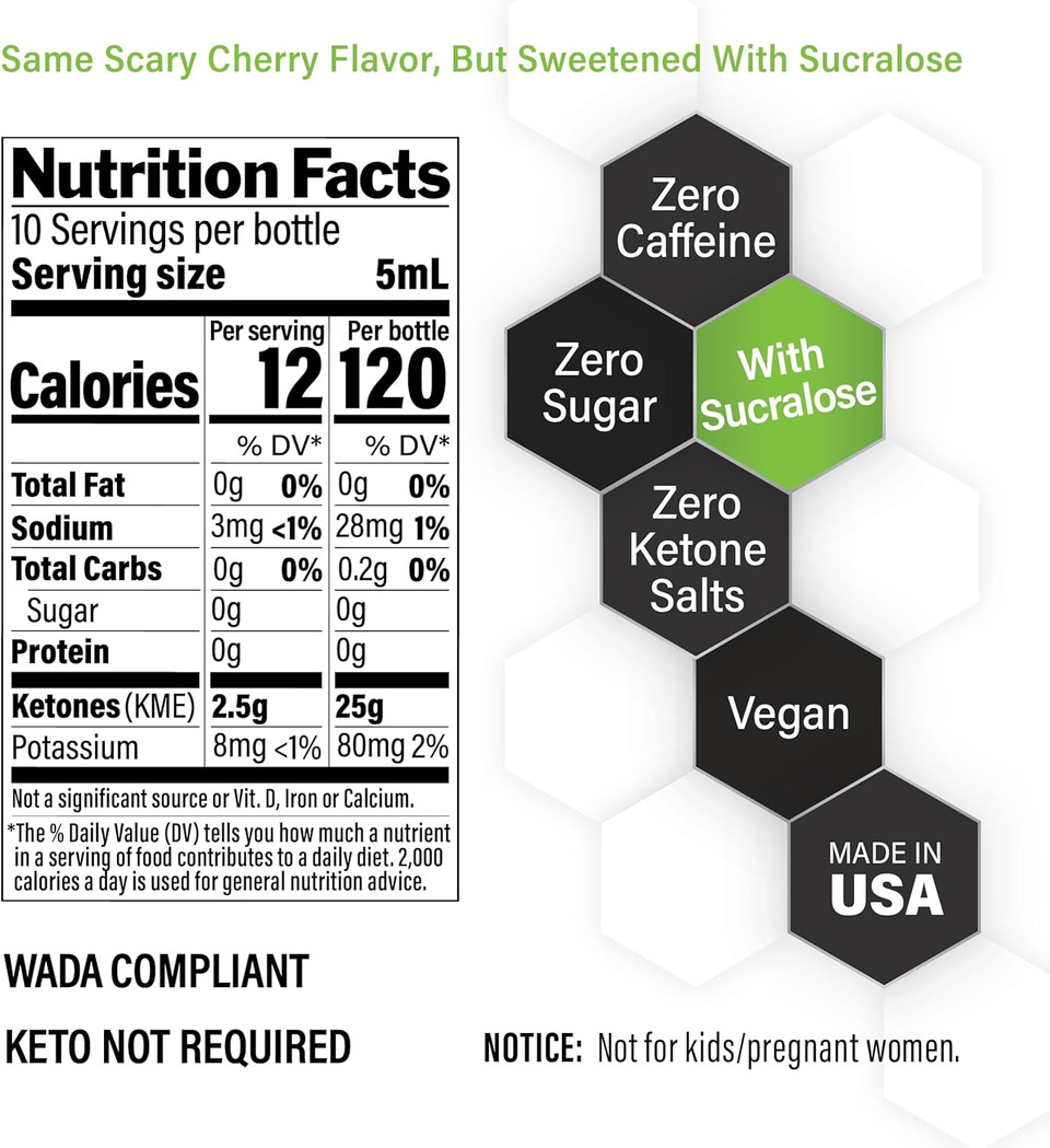 Ketoneaid Ke4 With Sucralose | Ketone Ester Concentrate | 10 Servings Per Bottle (3 Count)