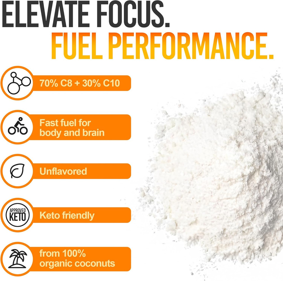 Intentionally Bare Mct Oil Powder French Vanilla Mct Coffee Creamer - C8 Mct Oil Powder For Energy & Metabolism - No Grit Keto Energy Blend Excellent In Baking, Shakes & Creamer For Coffee - 40 Ser