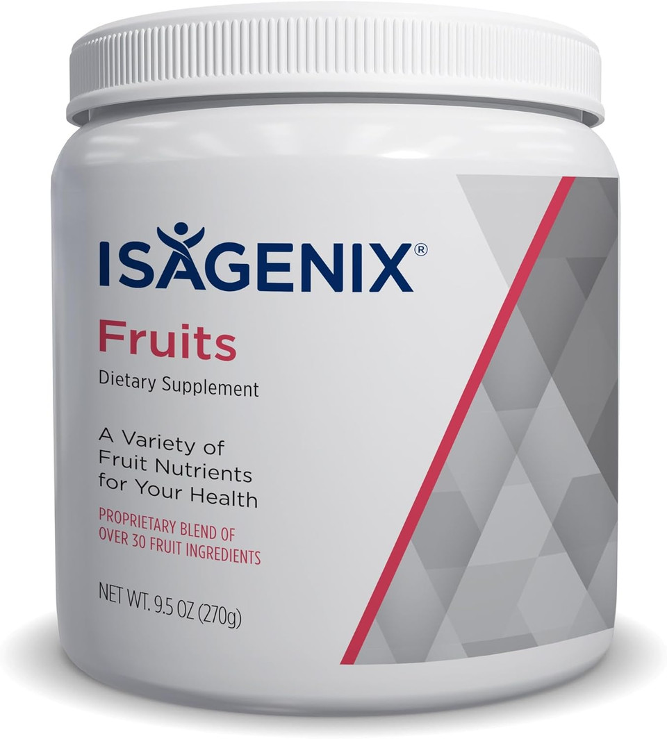 Isagenix Fruits - Phytonutrient & Superfruits Drink Mix - Health Support Supplement Powder With Apple, Acai Berry & Peach - 270 Grams (30 Servings)