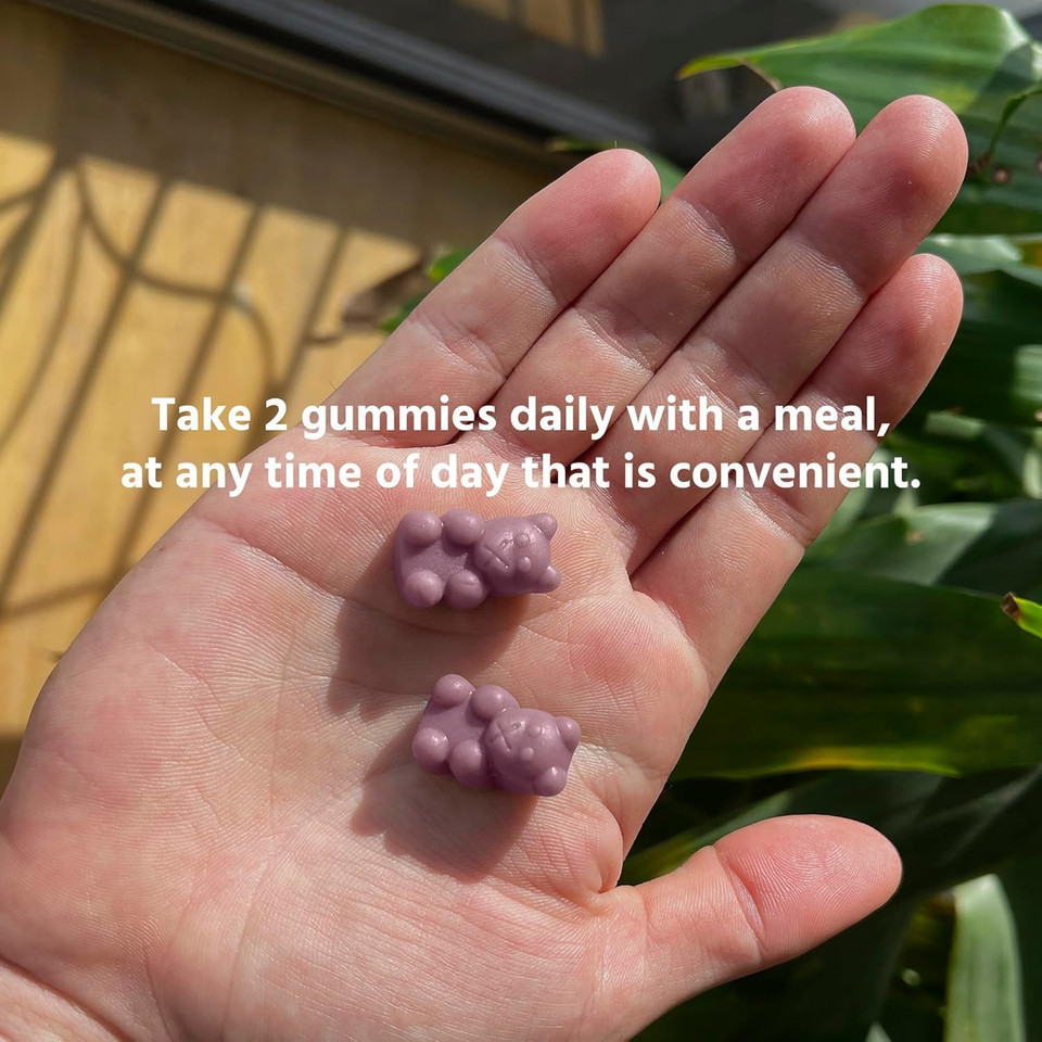 Truheight Growth Gummies (Grape) Natural Growth & Development Supplement For Kids & Teens - Vitamin D, K, Calcium & Ashwaganda - Bone Strength Vitamins - Picky Eater Vitamin For Kids - Ages 5+