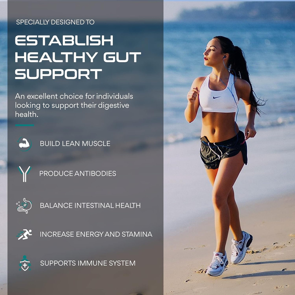 Hybrid Nutraceuticals Bovine Colostrum Supplement - Muscle Building - Immune Support - Powerful Digestion - Lactoferrin Supplement (240 Colostrum Capsules - 500Mg - 30% Igg) (2)