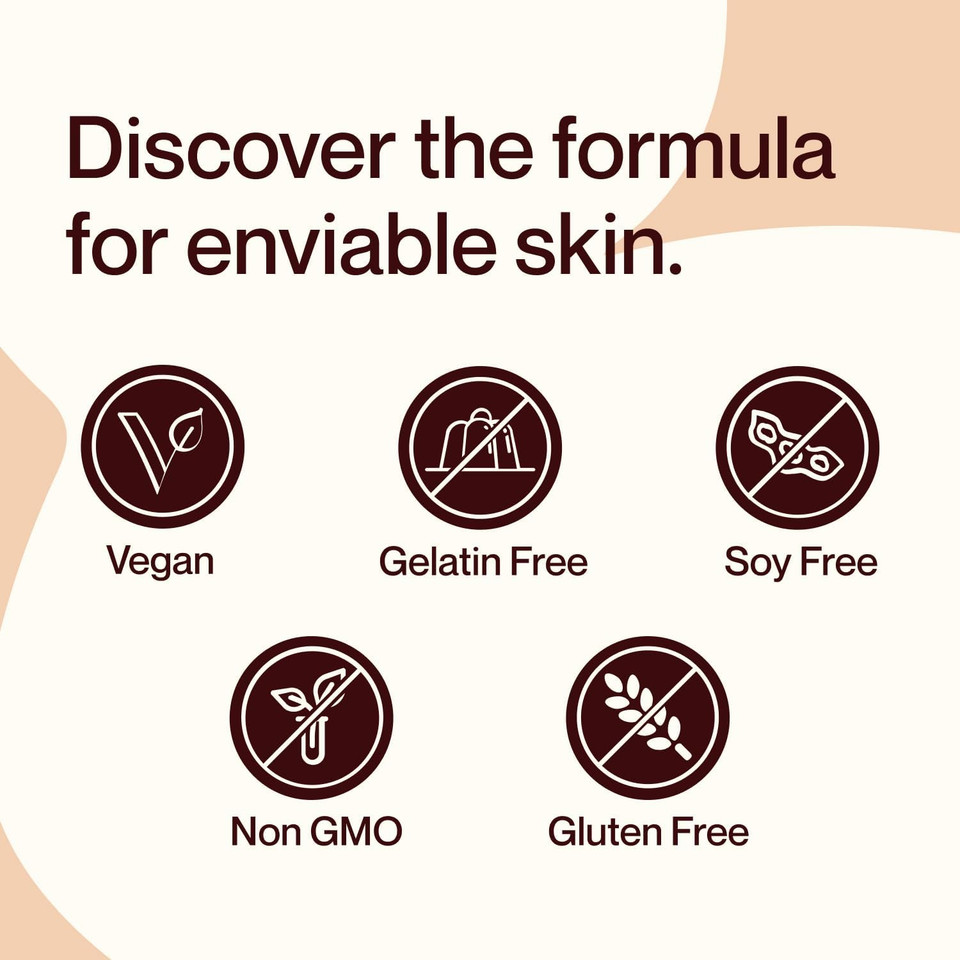 Hydrating Hyaluronic Highlighter Skincare Gummies | Supports Brighter, Dewy, Plump Skin | Vegan Hyaluronic Acid & Vitamin C Supplement | Non-Gmo, Gelatin-Free, Orange Flavor, 60-Day Supply