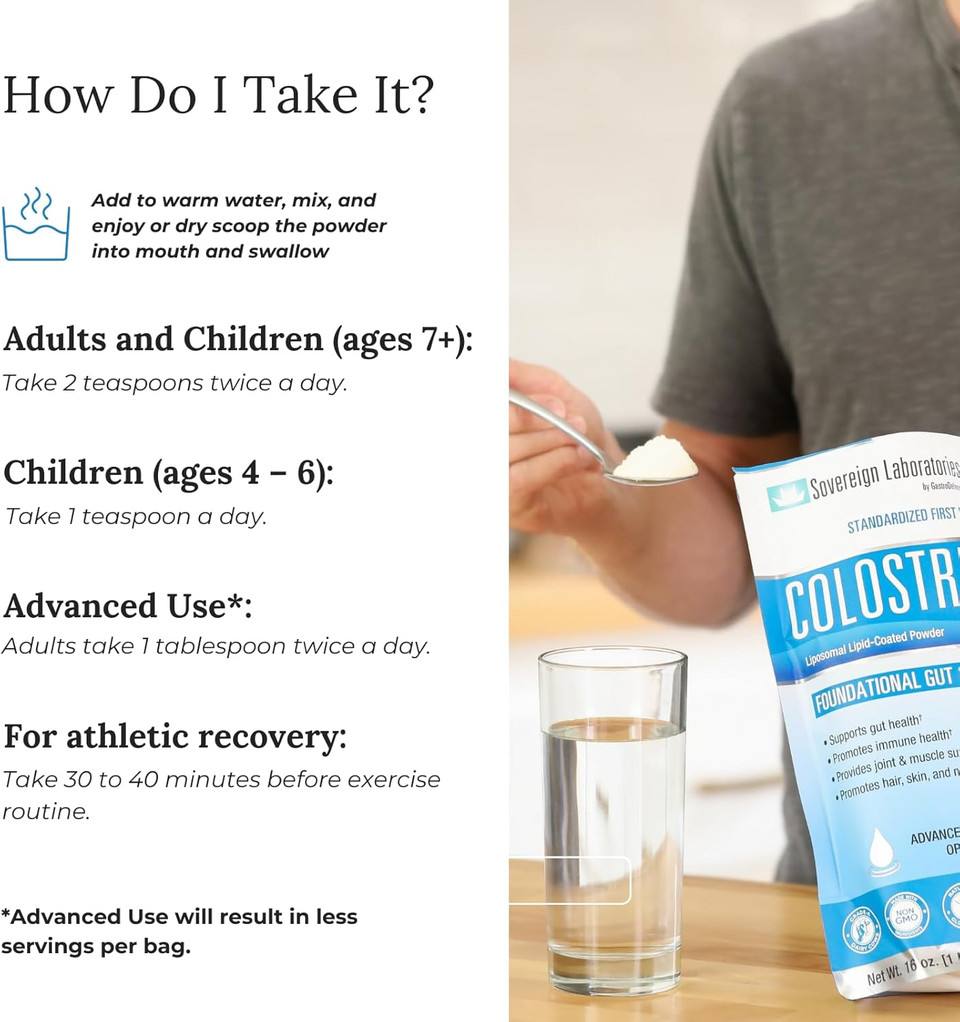 Colostrum-Ld® Powder, Natural Orange-Vanilla Flavor :: 12Oz/340G