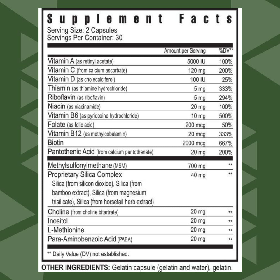 Youngevity Hair Skin And Nails Formula - 60 Capsules