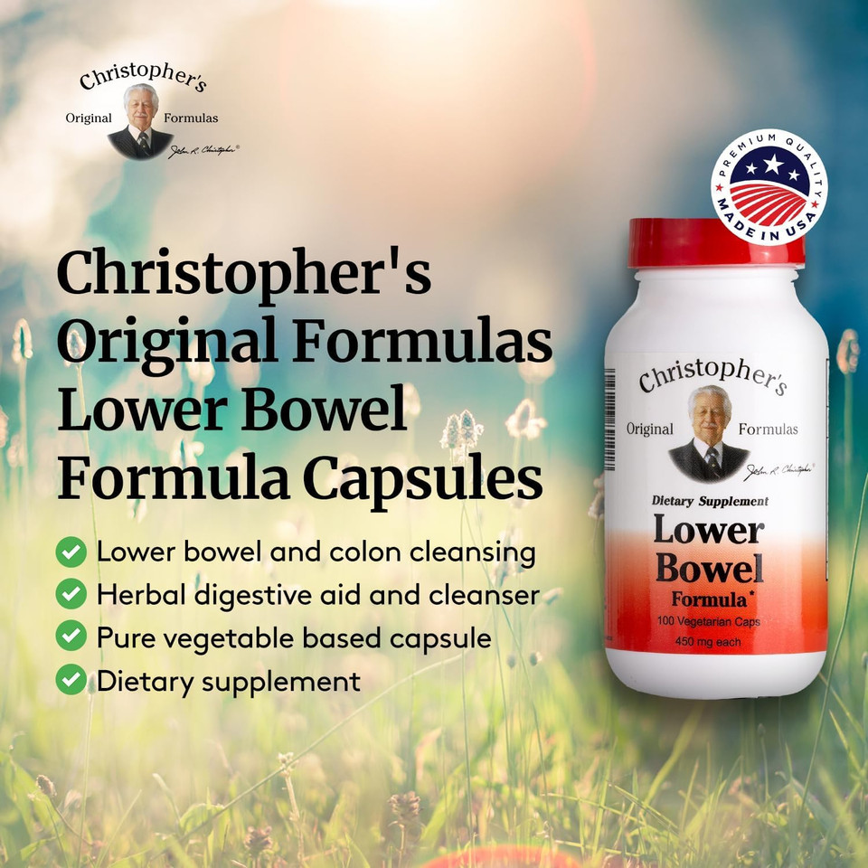 Christopher'S Original Formulas Lower Bowel Formula 100 Vcaps