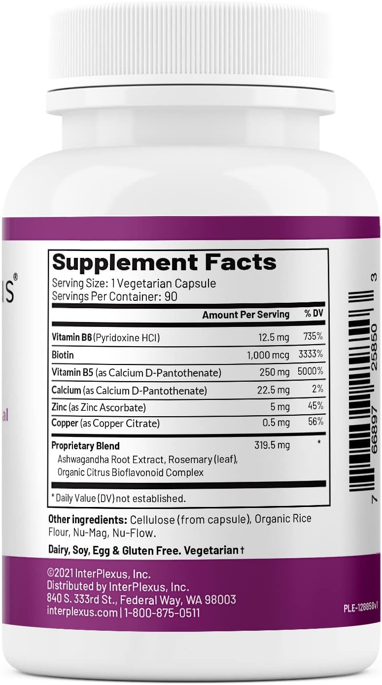 Adapt - Vitamin, Mineral, & Herbal Adrenal Supplement - Gluten Free, Dairy Free, Soy Free - 90 Capsules (90 Servings)