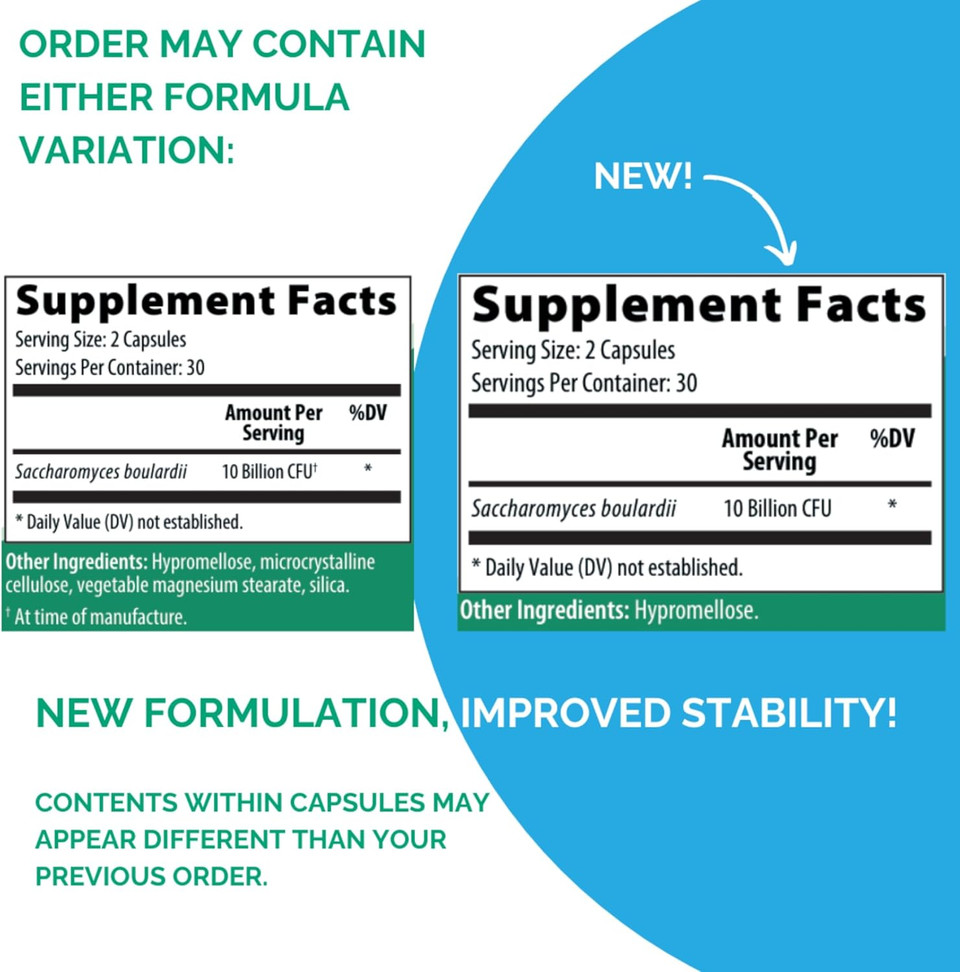 Rootcology By Dr. Izabella Wentz | S. Boulardii | Probiotic Capsules - Shelf-Stable 10 Billion Cfu Saccharomyces | 60 Capsules