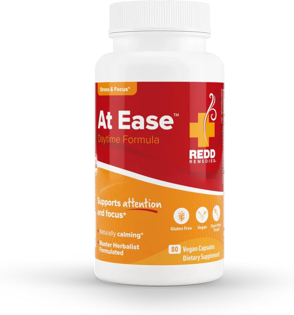 Redd Remedies, At Ease, Supports Relaxation And Stress Resistance, 80 Vegan Capsules
