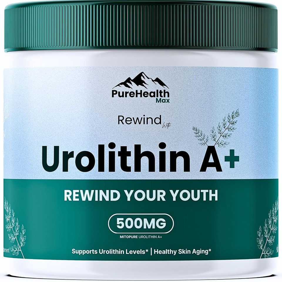 Rewind Urolithin A Supplement - Mitopure A+ Advanced Longevity Mitochondrial Nutrition Formula | Anti Aging Cellular Supplements For Men And Women - 60 Capsules To Reverse Timeline With Healthy Aging