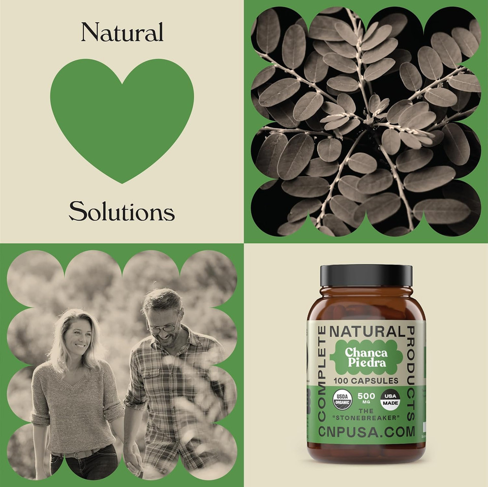 Organic Chanca Piedra Capsules - 500Mg, 100 Pills, Pure Phyllanthus Niruri Stonebreaker Extract