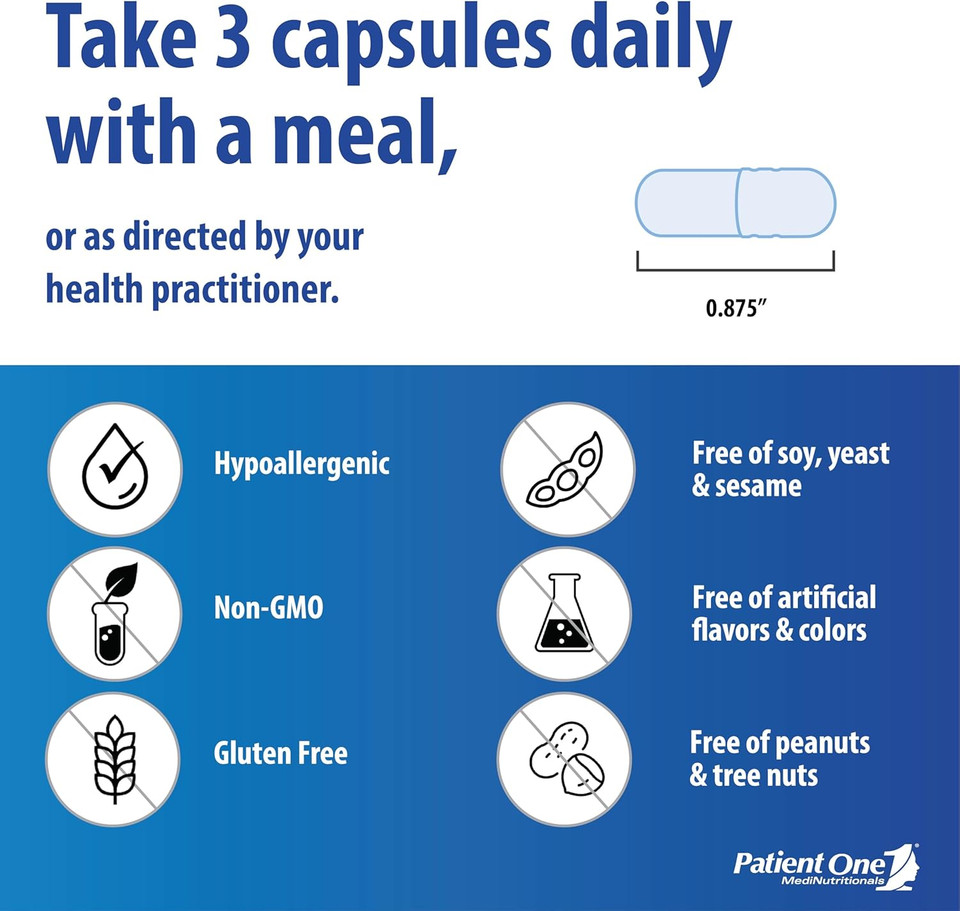 Patient One Opticone | Supplement To Support Optic Nerve Health And Eyesight Function* | With Vitamins A And E, Lutein, Ala And More | 180 Capsules