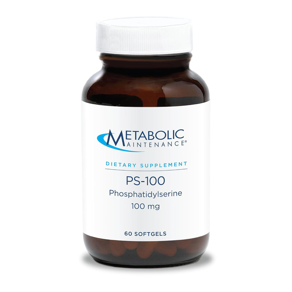 Metabolic Maintenance Ps-100 Phosphatidylserine Supplement - Phosphatidylserine 100 Mg For Memory, Focus, Brain Health, And Sleep Support, Ps100 For Men And Women - 60 Softgel Capsules