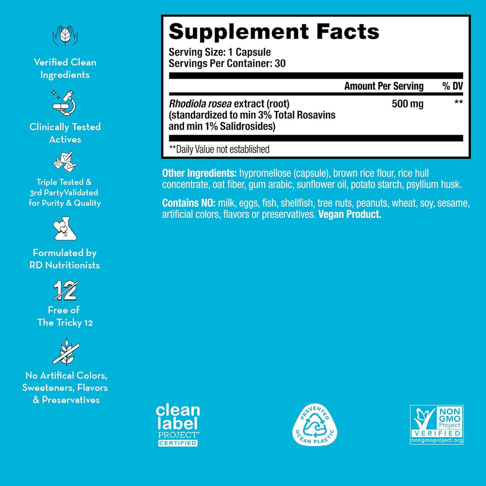 Hum Big Chill - Calming Supplement With Rhodiola Rosea For Stress & Mood Support - Balances Adrenal Health For Improved Stress Response (30-Count)