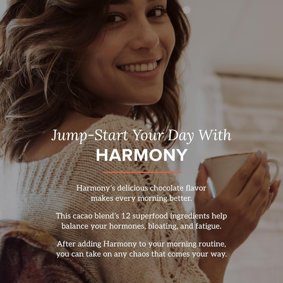 Organifi Harmony - Hormone Support - Eases Pms Symptoms - Energizes You - Regulates Menstrual Cycle - Best Served Hot - Gluten Free And Vegan Cacao Powder, 30 Servings Organifi Harmony - Hormone Support - Eases Pms Symptoms - Energizes You - Regulates Menstrual Cycle - Best Served Hot - Gluten Free And Vegan Cacao Powder, 30 Servings
