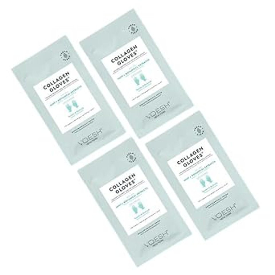 Voesh Collagen Gloves, Vegan Hand Masks, Moisturizing Hand Mask, Lotion Gloves, Hydrating Gloves, Hand Care, Spa Manicure Gloves, Dry Hand Treatment Voesh Collagen Gloves, Vegan Hand Masks, Moisturizing Hand Mask, Lotion Gloves, Hydrating Gloves, Hand Care, Spa Manicure Gloves, Dry Hand Treatment