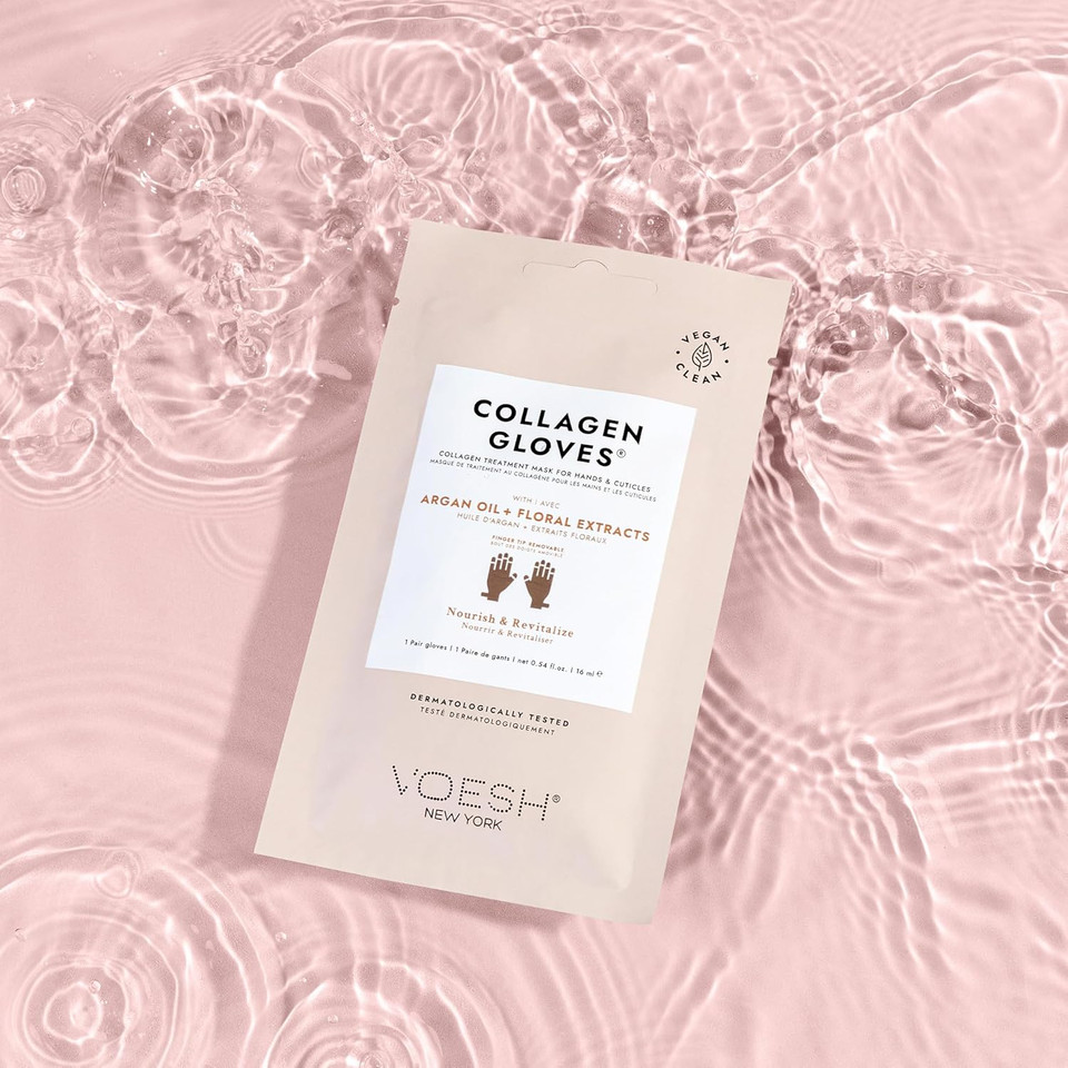 Voesh Collagen Gloves, Vegan Hand Masks, Moisturizing Hand Mask, Lotion Gloves, Hydrating Gloves, Hand Care, Spa Manicure Gloves, Dry Hand Treatment Voesh Collagen Gloves, Vegan Hand Masks, Moisturizing Hand Mask, Lotion Gloves, Hydrating Gloves, Hand Care, Spa Manicure Gloves, Dry Hand Treatment