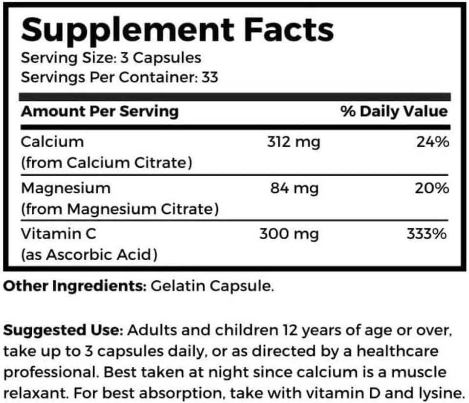 Cal-Mag Complete 2:1 Calcium-Magnesium-Vitamin C