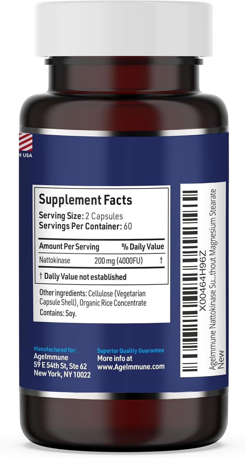 Sod Antioxidants Complex Healthy Aging Supplement, 400Mg Of Superoxide Dismutase, Alpha Lipoic Acid, Green Tea Extract, L-Arginine, Lysine, Akg, Vitamin A, Vitamin E - 60 Capsules -2 Bottles