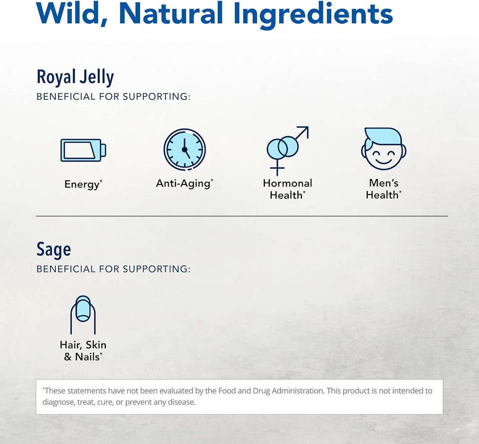 North American Herb And Spice, Royal Power Vegi-Caps, 120-Count