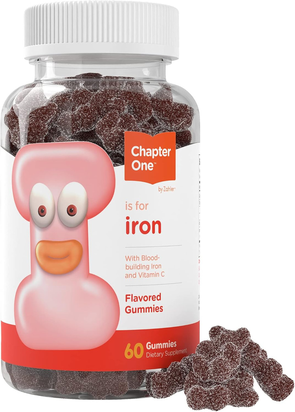 Zahler Iron Gummies With Vitamin C - For Women, Men & Kids - Best Chewable Easy To Digest Kosher Iron Supplement For Kids & Adults - 60 Count Zahler Iron Gummies With Vitamin C - For Women, Men & Kids - Best Chewable Easy To Digest Kosher Iron Supplement For Kids & Adults - 60 Count