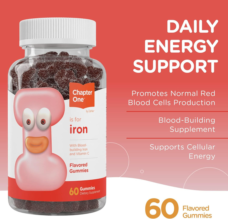 Zahler Iron Gummies With Vitamin C - For Women, Men & Kids - Best Chewable Easy To Digest Kosher Iron Supplement For Kids & Adults - 60 Count Zahler Iron Gummies With Vitamin C - For Women, Men & Kids - Best Chewable Easy To Digest Kosher Iron Supplement For Kids & Adults - 60 Count