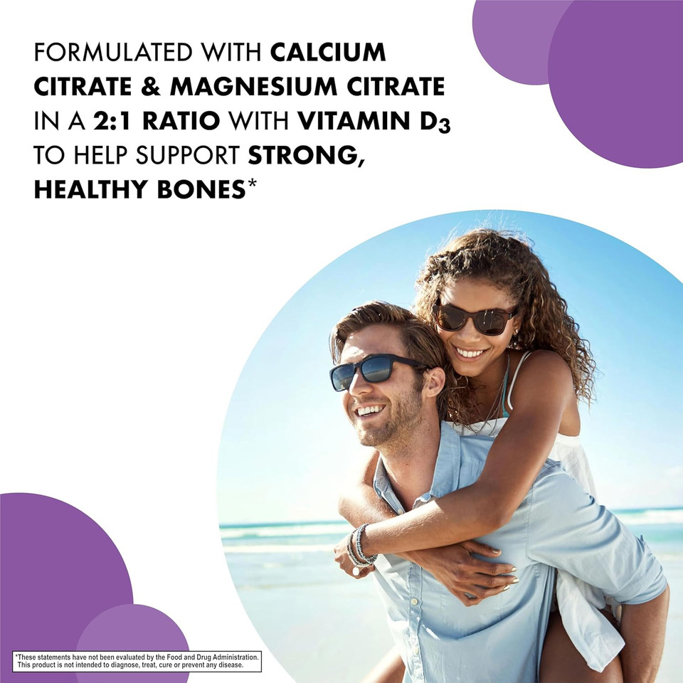 Bluebonnet Nutrition Liquid Calcium Citrate, Magnesium, Vitamin D3, Bone Health, Gluten Free, Soy Free, Milk Free, Kosher, 16 Fl Oz, 32 Servings, Mixed Berry Flavor