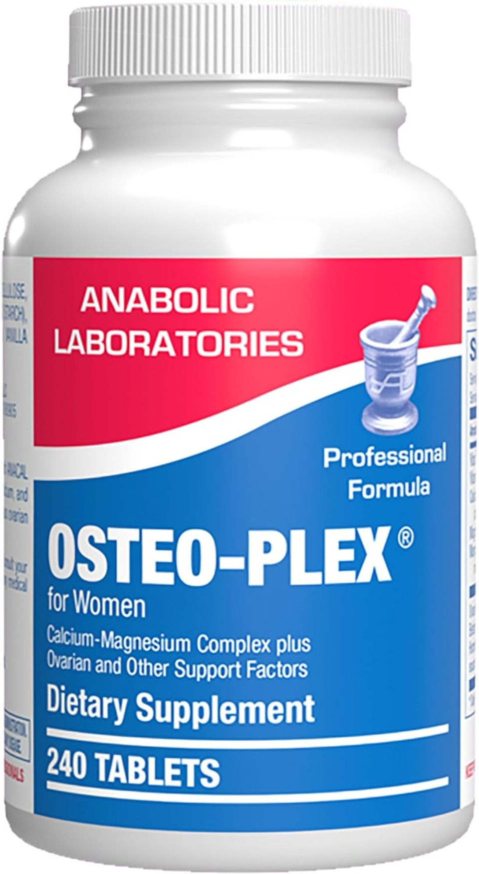 Osteo-Plex Bone Health Supplement For Women - Clinical Formula Bone Strength Supplement With Magnesium Calcium Vitamin D3 & Trace Minerals Complex - Easy To Swallow Gentle Tablets (120 Count)