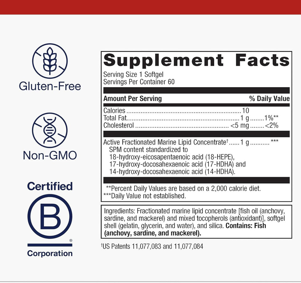 Metagenics Spm Active One Daily - Joint Soreness Supplement* - Encourages Soothing Relief* - Features Next Generation Omega Fish Oil - Non-Gmo & Gluten-Free - 14 Softgels